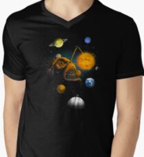 Cosmic Angler Fish Men's V-Neck T-Shirt