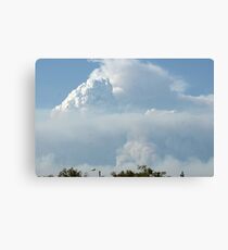 California Wildfires leave layers in the sky; Lei Hedger Photography All Rights Reserved 8/30/2009 Canvas Print