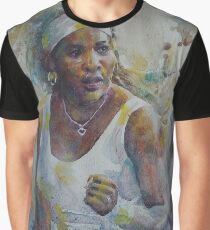 Serena Williams - Portrait 5 Graphic T-Shirt