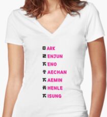 NCT DREAM Women's Fitted V-Neck T-Shirt