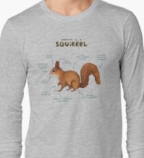 Anatomy of a Squirrel Long Sleeve T-Shirt