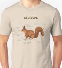 Anatomy of a Squirrel Unisex T-Shirt