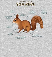 Anatomy of a Squirrel Kids Pullover Hoodie