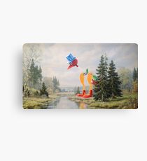 It's Drinking the Water! Canvas Print
