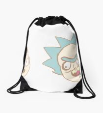 Rick n Morty Chibis Drawstring Bag