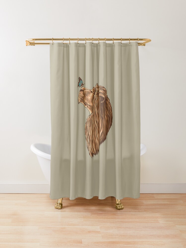 "Gentle Man" Shower Curtain by monochromefrog | Redbubble