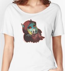 Dunkle Dame niedlich über dich Baggyfit T-Shirt
