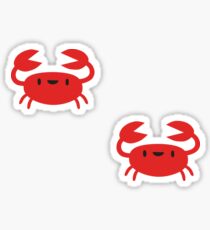 Happy Little Crabs Sticker