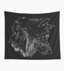 Der Wolf ist König Wandbehang