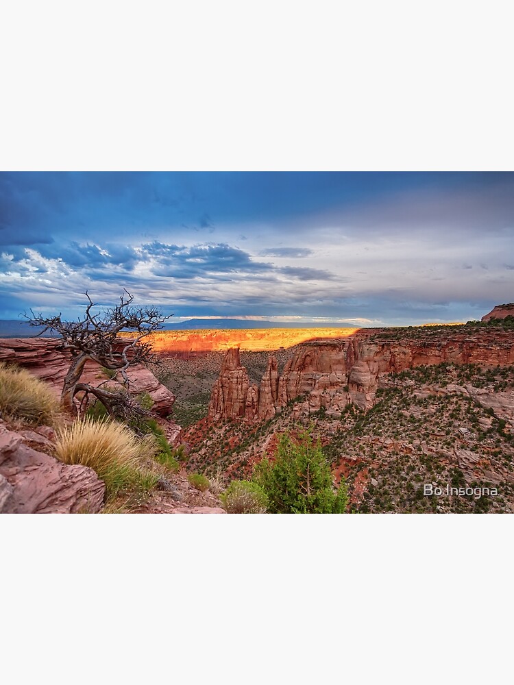Sunset Burning Ridge Colorado National Monument by mrbo