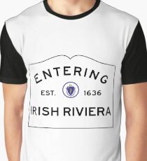 Entering the Irish Riviera - Scituate Massachusetts Graphic T-Shirt