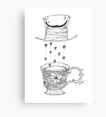 Alice in Wonderland (Tea Party) Canvas Print