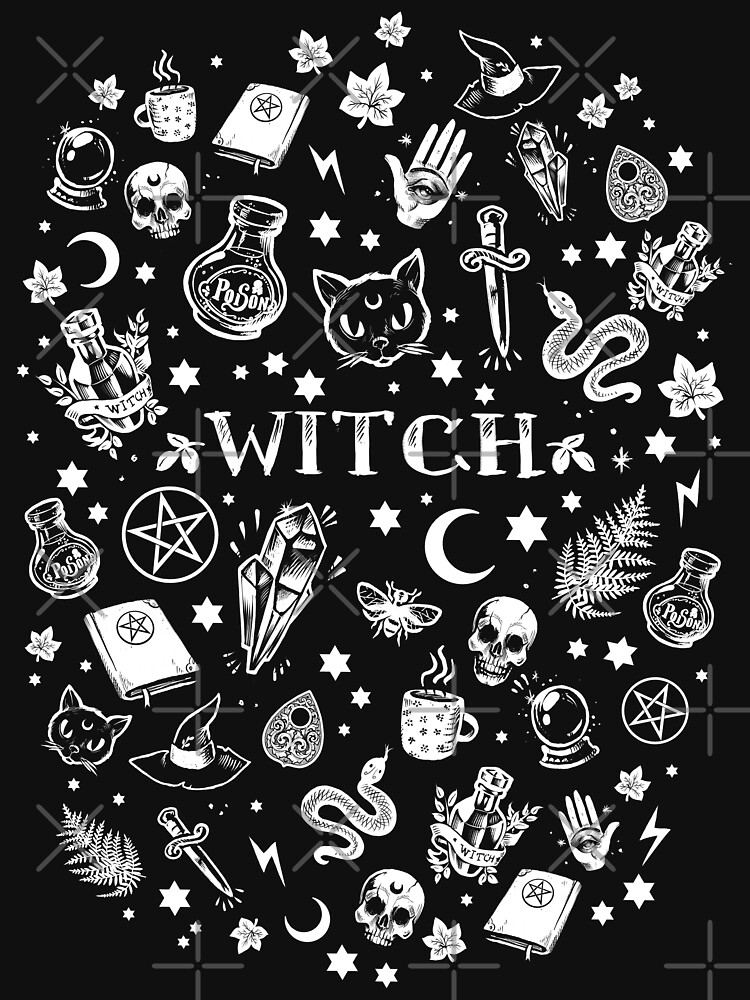 WITCH PATTERN 2 by medusadollmaker