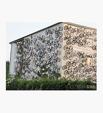 Bicycles once differently Photographic Print