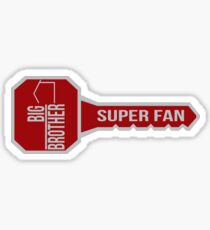 Big Brother All Star Key SUPER FAN Sticker