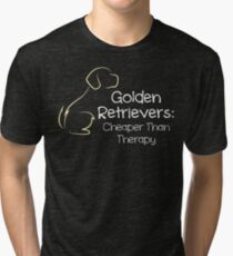 Golden Retriever Tri-blend T-Shirt