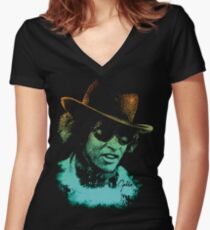 The Mack (Max Julien / Goldie) Women's Fitted V-Neck T-Shirt