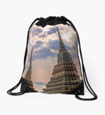 Stupas in Bangkok Drawstring Bag