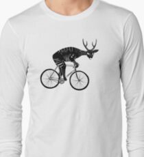 Deer & Bicycle Long Sleeve T-Shirt