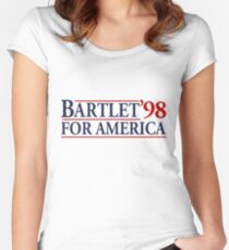 Bartlet For America Women's Fitted Scoop T-Shirt