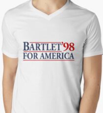 Bartlet For America Men's V-Neck T-Shirt