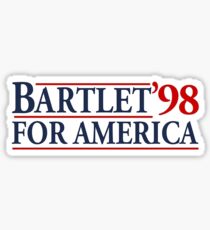 Bartlet für Amerika Sticker