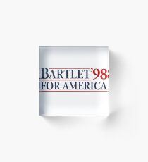 Bartlet For America Acrylic Block
