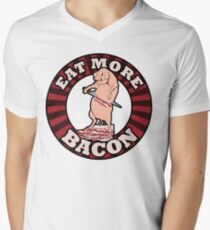 Eat more BACON Men's V-Neck T-Shirt