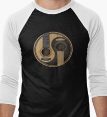 Acoustic Guitars Yin Yang Men's Baseball ¾ T-Shirt