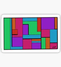 Jewel Tone Blox Sticker