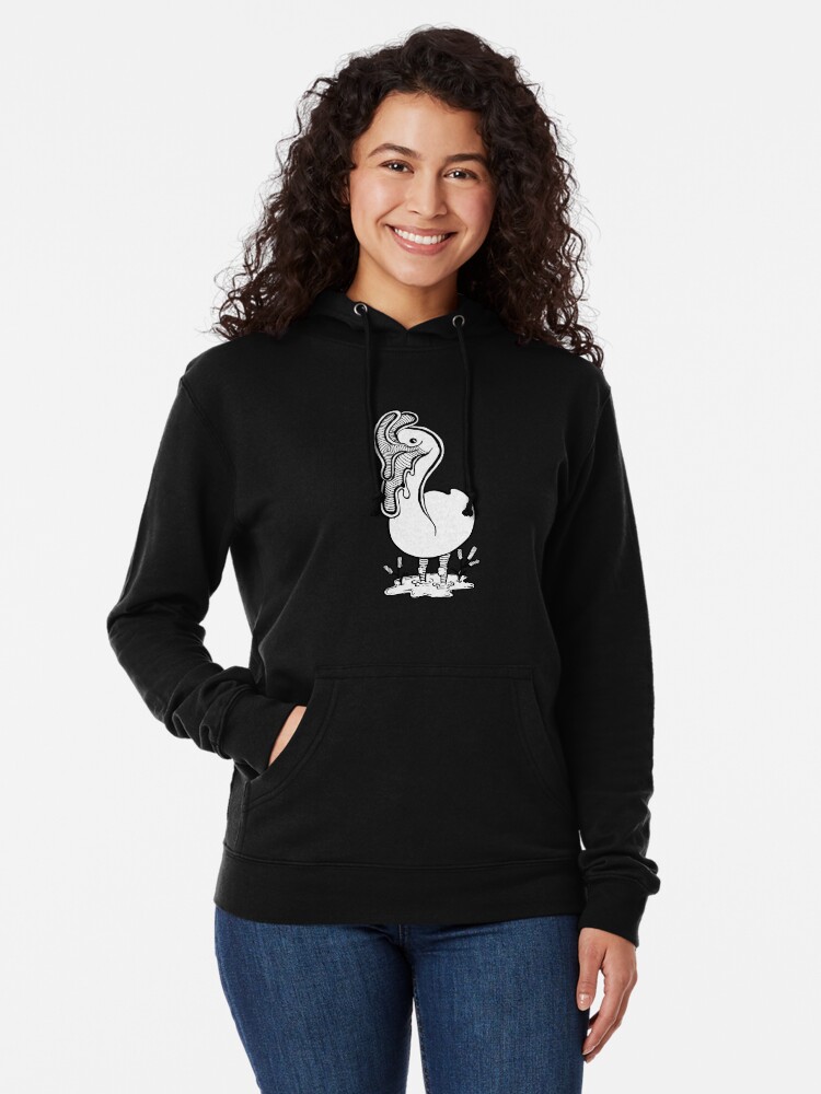 Alternate view of Alien Swan Lightweight Hoodie
