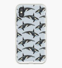 Orca auf Blau iPhone-Hülle & Cover