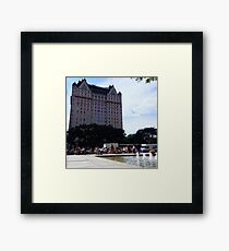 The Plaza Framed Print