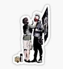 Banksy - Anarchist And Mother Sticker
