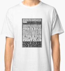 fight club rules t shirt