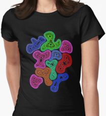 Psychedelic Pattern Women's Fitted T-Shirt