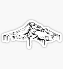 Mt. Hood Black Sticker