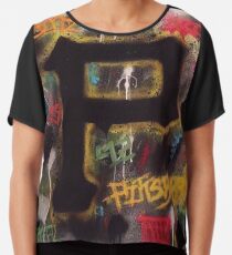 Pittsburgh Grunge Chiffon Top