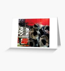 fallen leaves Greeting Card