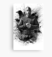 Ragnar Lothbrok b&w Canvas Print