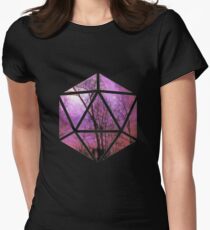 Purple trees d20 Women's Fitted T-Shirt