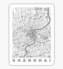 Shanghai Map Line Sticker