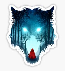 Big Bad Wolf (dark version) Sticker