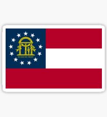 Georgia-Flagge Sticker