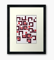 Modernist Vinyl Addict Framed Print