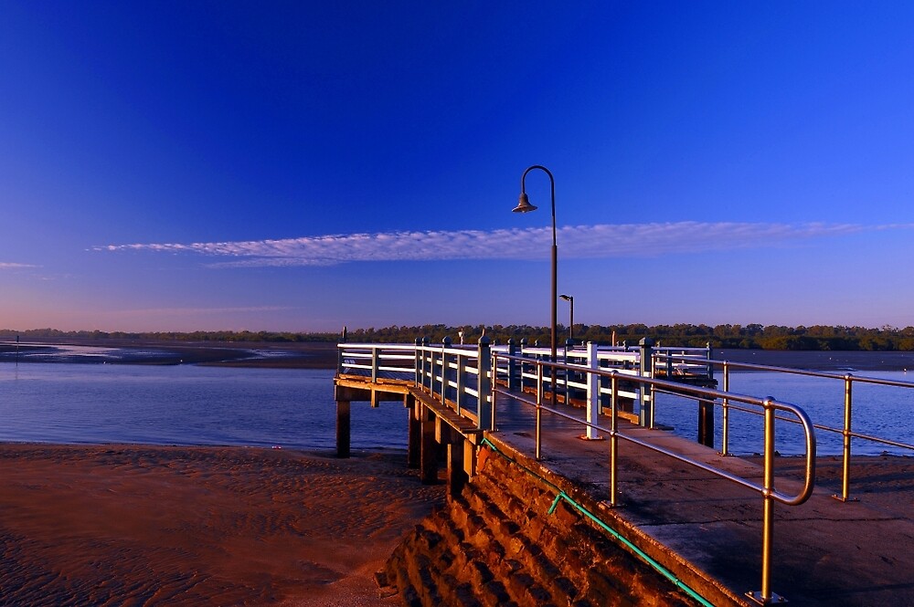 "Baxters Jetty, Shorncliffe at first light. Brisbane, Queensland