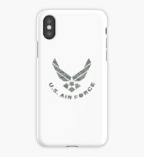 Air Force Camo Logo iPhone Case