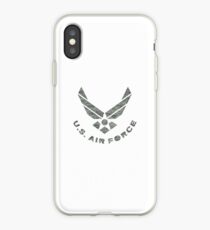 Air Force Camo Logo iPhone Case
