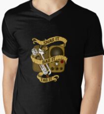 Snag It, Bag It, and Tag It! Men's V-Neck T-Shirt