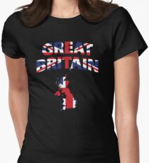 Great Britain flag Women's Fitted T-Shirt